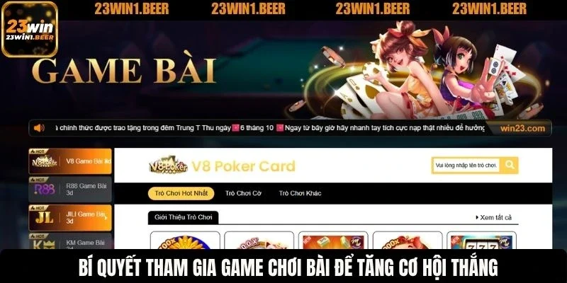 Bí quyết tham gia game chơi bài để tăng cơ hội thắng